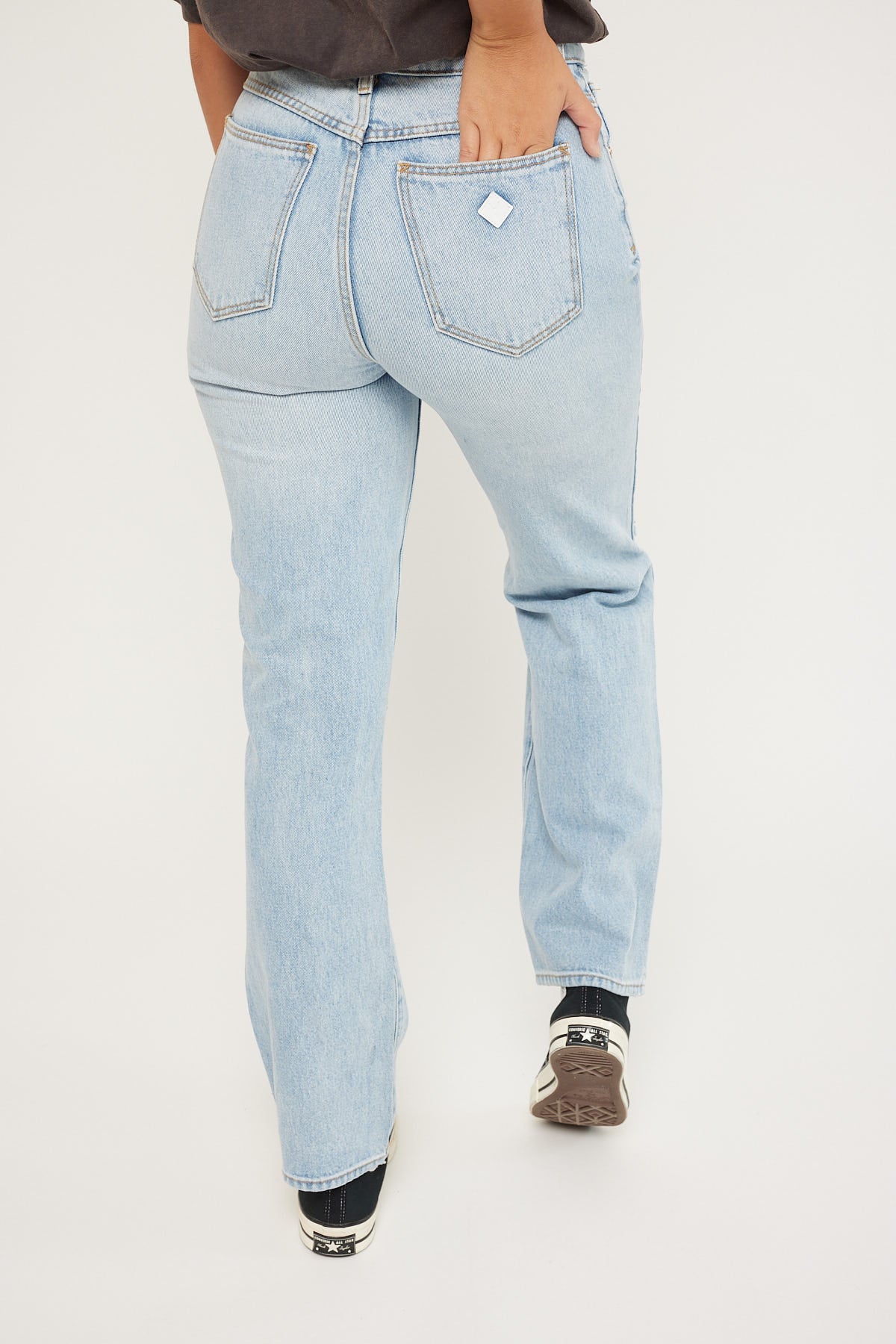 Abrand A 94 High Straight Light Blue Denim