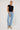 The model is wearing a size 8