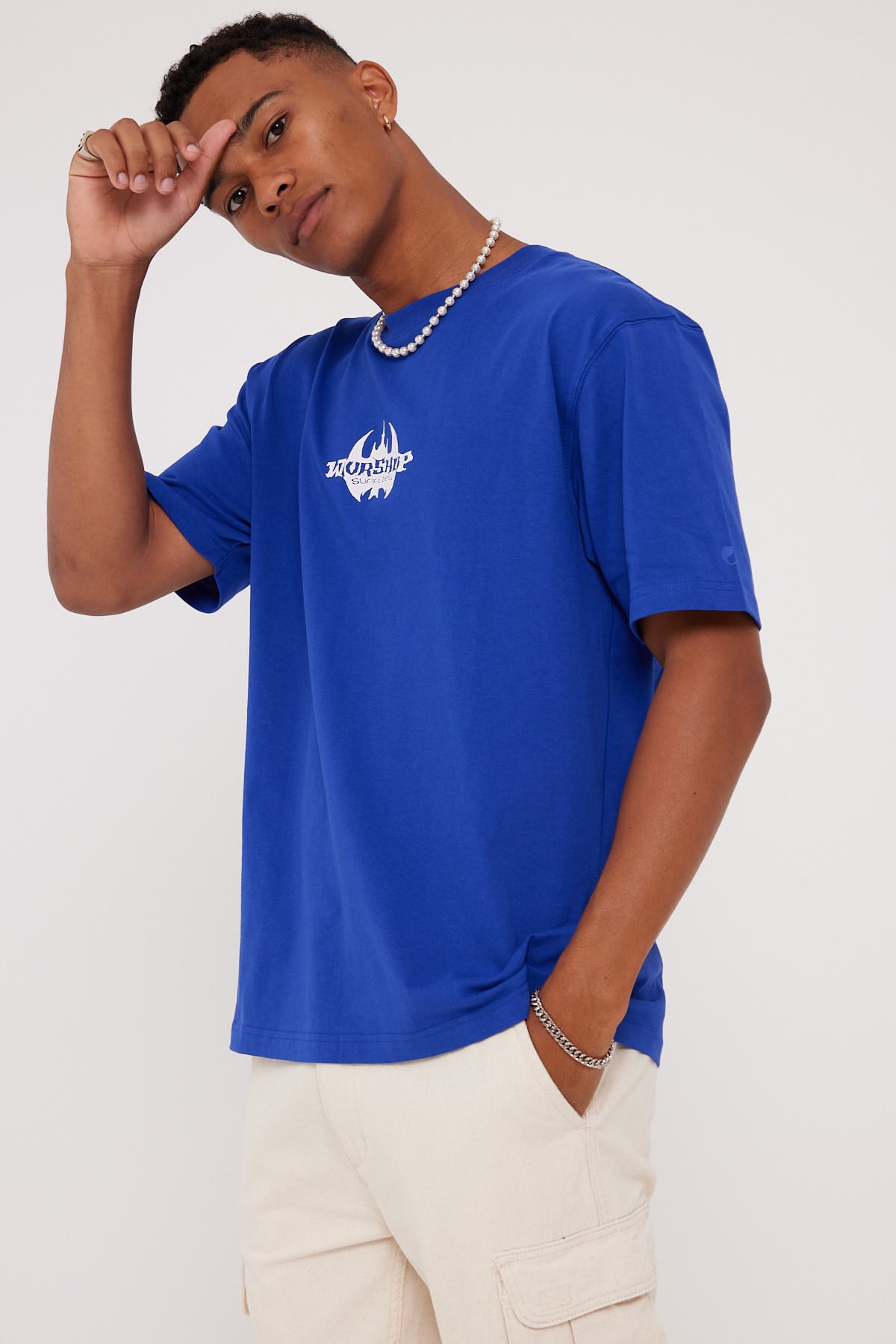 Worship Lorzac Tee Blue