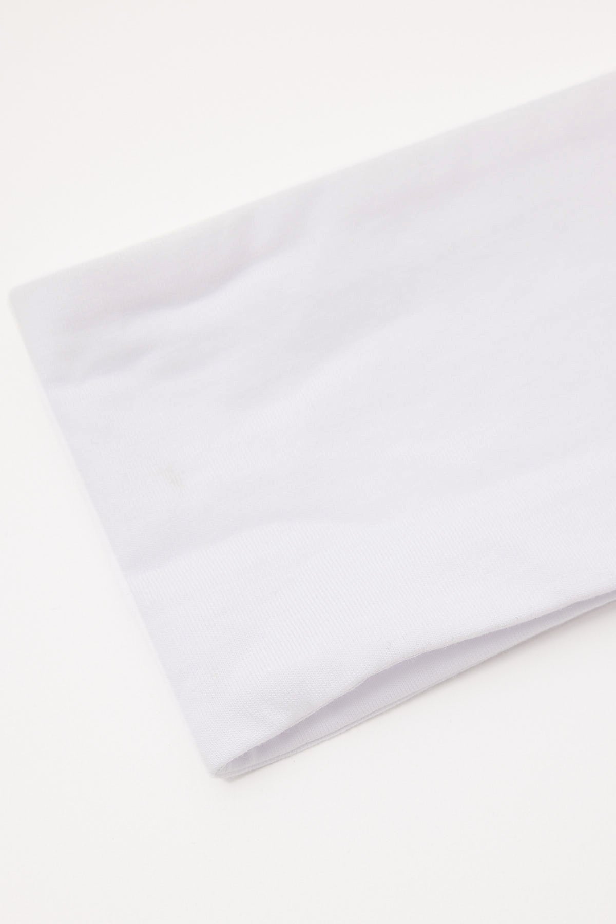 Token Elastic Headband White