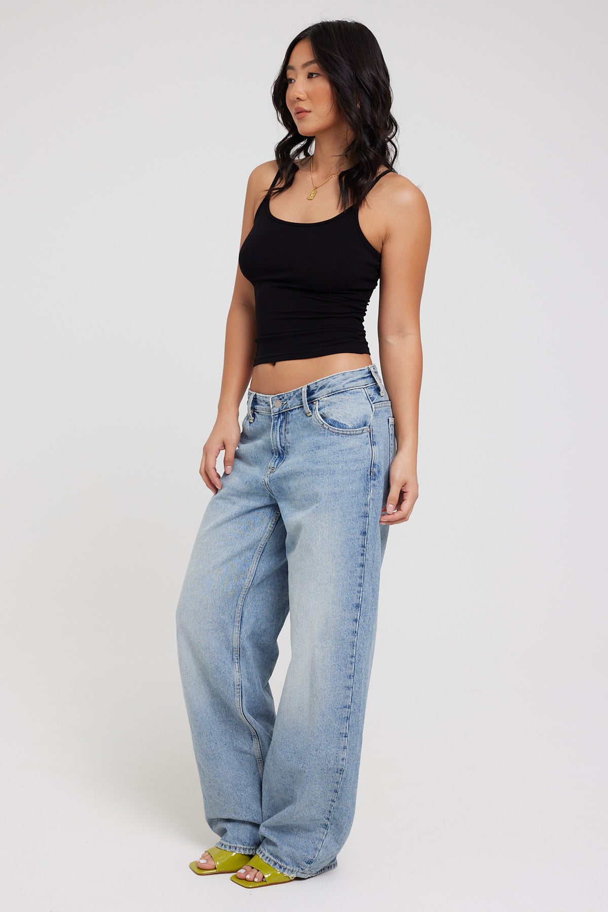 DR DENIM Hill Baggy Jean Light Blue Denim