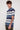 Thrills Mind Sign Stripe Merch Fit Tee Navy