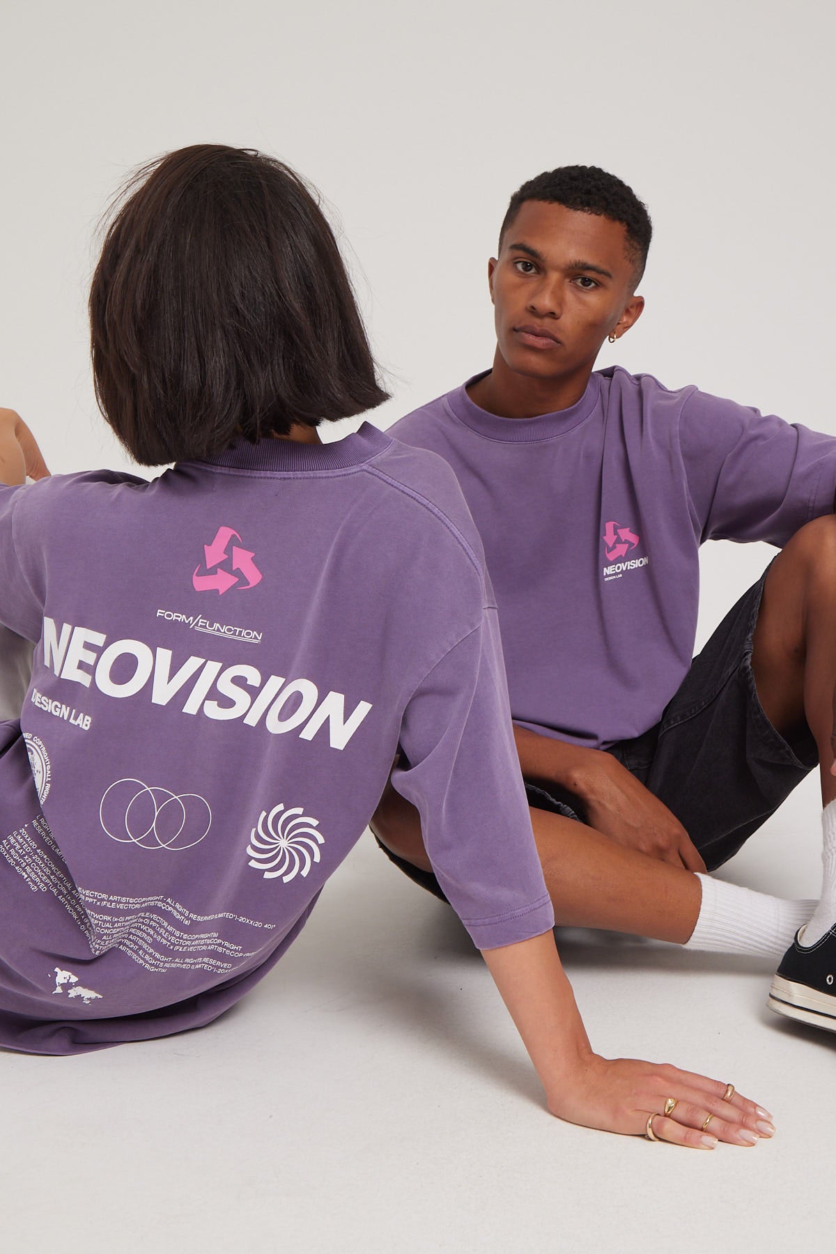 Neovision Identity Street Super Heavy Tee Purple