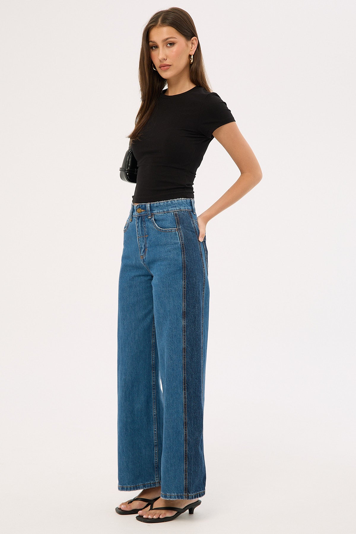 Thrills Carter jean Mid Blue Denim